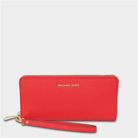 michael kors greenwich saffiano leather wallet|Michael Kors leather continental wallet.